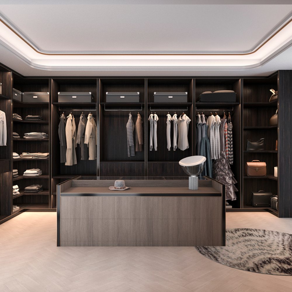 วิธีออกแบบ Walk-in Closet ให้ใช้พื้นที่คุ้มค่า ออกแบบบ้าน